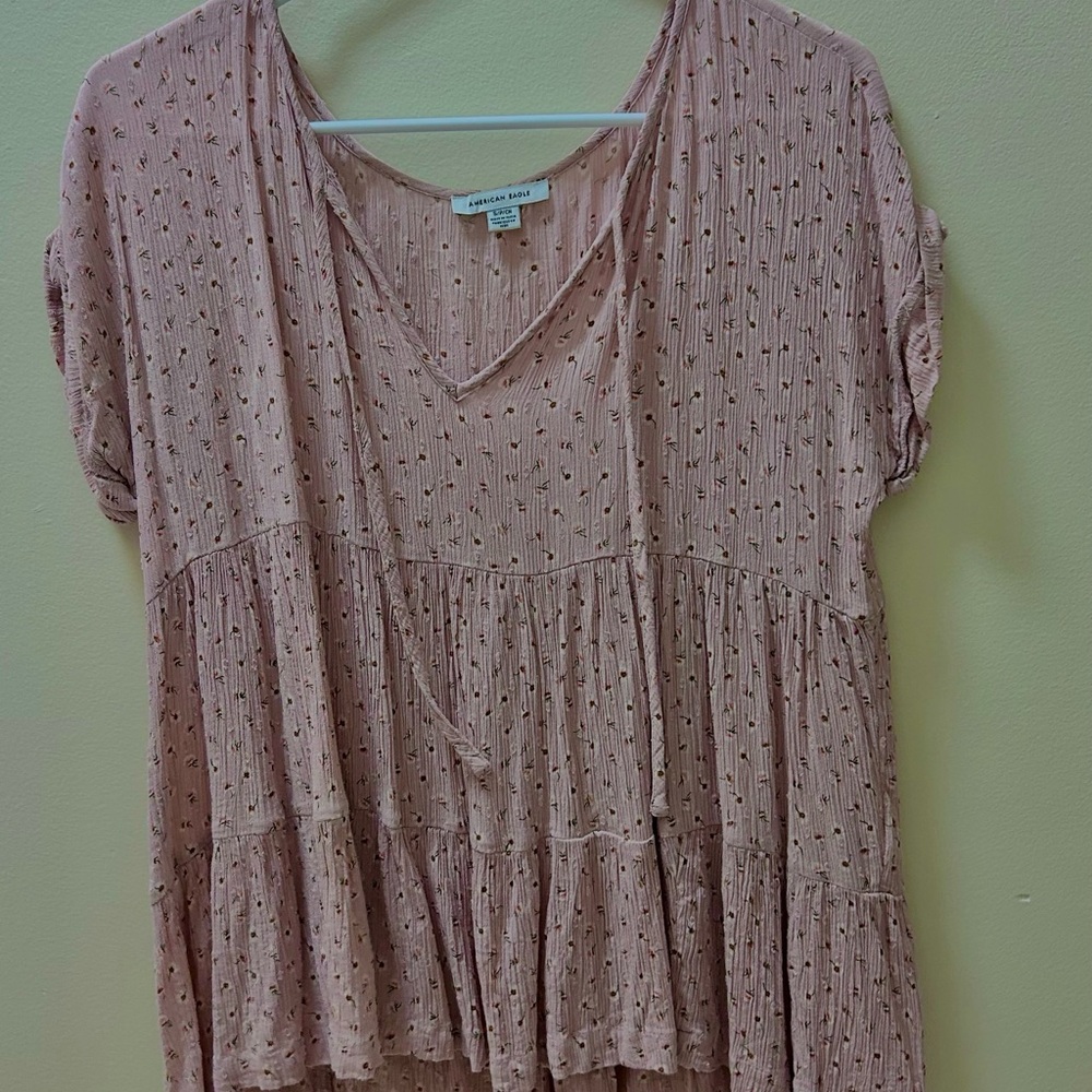 Floral American Eagle blouse